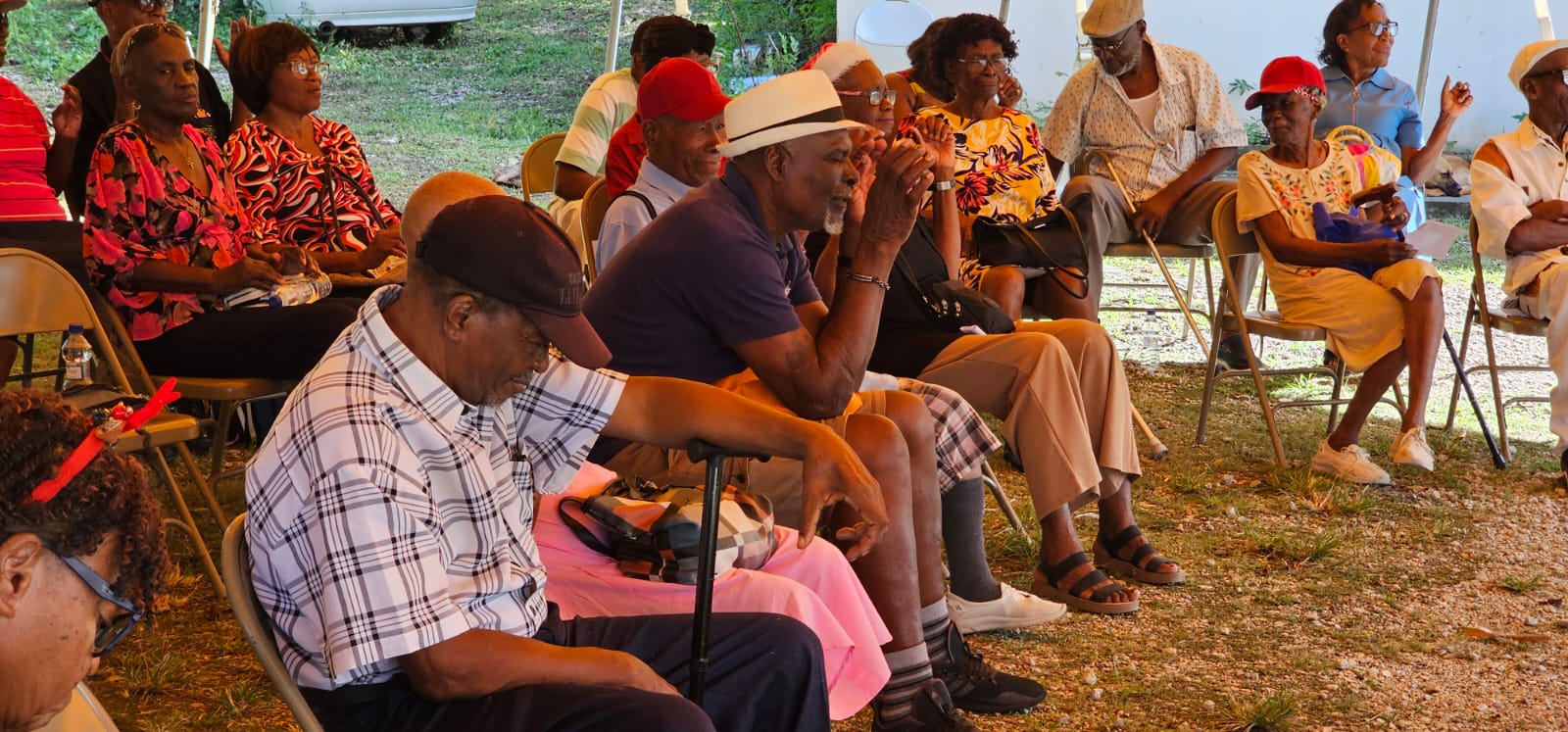 Gift Presentation to Pensioner
