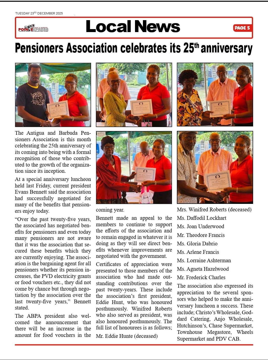 Member Award Ceremony